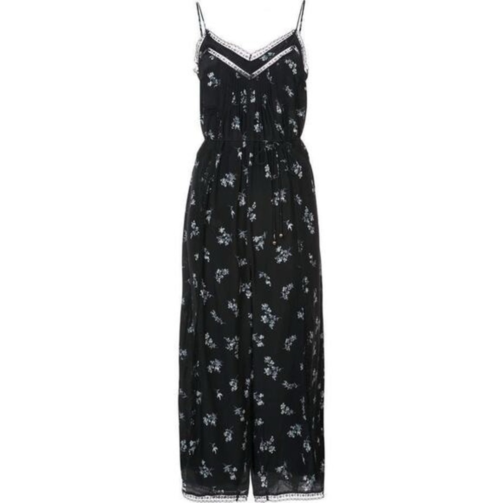 Zimmermann Black Floral Maxi Dress‎